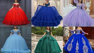 VESTIDOS PARA QUINCEAÑERA LINDO DE MODA VETDOS PARA 15 AÑOS 20232024 [upl. by Ennaeirb]