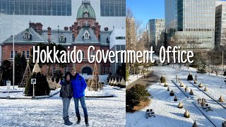 Former Hokkaido Government Office Building in Winter – Sapporo Japan [upl. by Akelam]