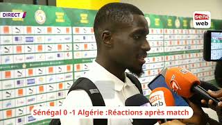 Match Sénégal  Algérie  Gana gueye sur la prestation de Lamine Camara [upl. by Ginsberg]