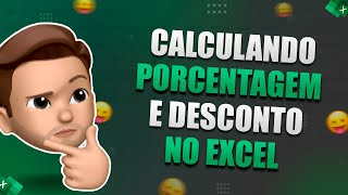 Como calcular Porcentagem e Desconto no Excel  SIMPLES E RÁPIDO [upl. by Holleran]