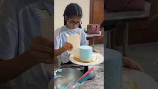 Day 2 of our 3 days cake making class cakedecorating cakedesignideas cakedesign [upl. by Idelle]