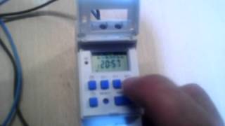 PROGRAMADOR timer digital THC 15A [upl. by Yardley]