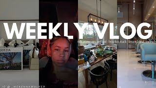 Weekly vlog  Silk press  try on haul  self care  easter basket  love is blind  luxury shopping [upl. by Wooldridge]