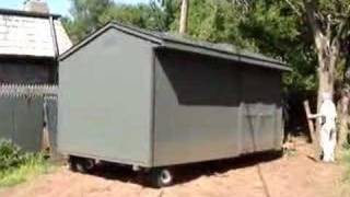 How To Move A Storage Shed [upl. by Eedna]