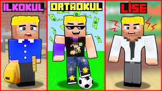 EFEKANIN HAYATI  İLKOKUL  ORTAOKUL  LİSE 😱  Minecraft [upl. by Wescott]