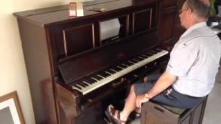 Steck Pianola Piano playing Scott Joplin quotThe Entertainerquot [upl. by Tiemroth606]