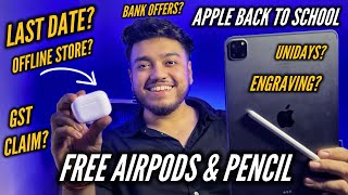 Apple Back to school 2024 Last date Offline store Bank offer How to verify with Unidays🔥 QnA [upl. by Lenad]