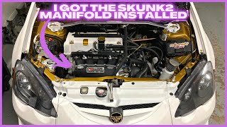 Skunk2 Intake Manifold Comparison Ultra Series Street vs ProSeries [upl. by Pompea]