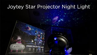 JoyTey Galaxy Star Projector Night Light [upl. by Aitsirk990]