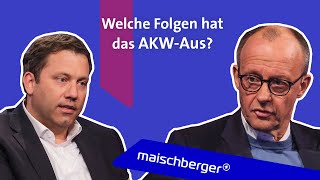 Lars Klingbeil SPD und Friedrich Merz CDU im Gespräch I maischberger [upl. by Mackie]