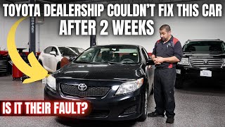 Toyota Dealership Couldnt Fix This Car Is it Their Fault [upl. by Kallman]