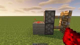 Minecraft 121  Quick and Easy 1x2 Piston Door [upl. by Housum]