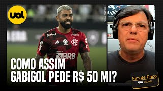 🔴 GABIGOL PEDE R 50 MILHÕES COMO BÔNUS DE ASSINATURA VAI PRO CORINTHIANS MAURO CEZAR COMENTA [upl. by Niltak598]