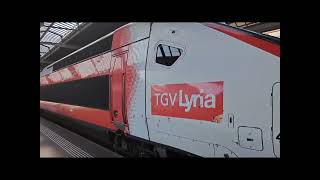 TGV Lyria Ein  Ausfahrt Zürich HB am 01062023 [upl. by Vincenz]