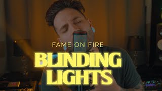 Blinding Lights  The Weeknd Rock Cover Fame on Fire [upl. by Pincince]