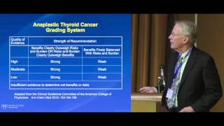 Anaplastic Thyroid Cancer Research Overview ATA Guidelines Dr Smallridge ThyCa Conference [upl. by Umberto502]