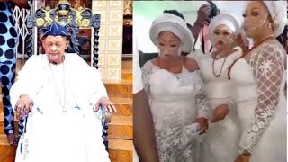 OBA ALAAFIN OYO AND HIS GEORGEOUS WIFES IN THE MODE OF CELEBRATION [upl. by Yanffit486]