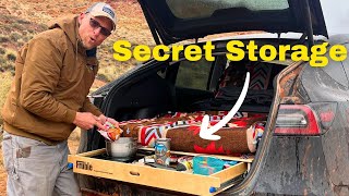 ULTIMATE Car Camping Setup  Tesla Model Y Camping Kit Fruble  Lite Edition [upl. by Bathsheeb20]