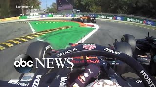 Verstappen wins Formula 1 championship in dramatic season finale l GMA [upl. by Bagley]