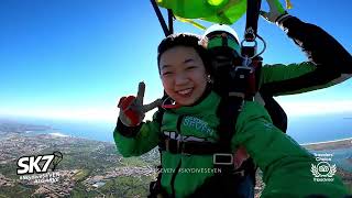 Tandem Skydive Salto de Paraquedas Algarve Ziyan [upl. by Apple264]