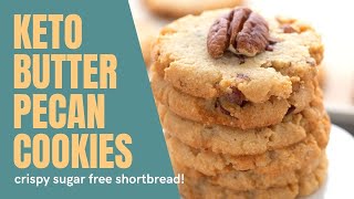 The most POPULAR keto cookies  Butter Pecan  EggFree [upl. by Sibella]