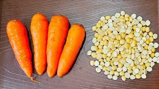 Instant snack recipeevening snack recipekids snackLockdown munchieslockdown recipeCarrot recipe [upl. by Aninaj]