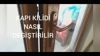 PVC Kapı ve Pencere Kilit İspanyolet Değişimi Nasıl Yapılır Kilit Nasıl Değiştirilir Kilit [upl. by Brookes]