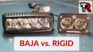 Baja Designs S2 vs Rigid Industries SRQ [upl. by Nivonod223]