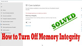 How to Turn Off Memory Integrity in Windows 11  Disable Virtualization Based Security HVCI [upl. by Maynord]