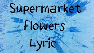 Supermarket Flowers  Ed Sheeran Lyric [upl. by Trenton]