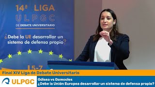 Final XIV Liga de Debate Universitario [upl. by Portland]