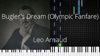 🎹 Buglers Dream Olympic Fanfare Leo Arnaud Synthesia Piano Tutorial [upl. by Francisco]