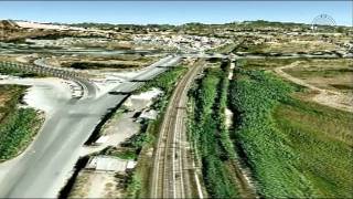 Virtual Tour  Italy  Fiumicino Airport FCO to Roma Termini Station [upl. by Daney]