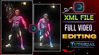 FREF FIRE 🔥 XML FILE VIDEO EDITING FULL TUTORIAL 😊 IN ALIGHT MOTION  FF VIDEO EDITING TUTORIAL [upl. by Kathye]