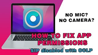 Fix app permisions with SIP disabled and OCLP [upl. by Velma879]