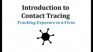 Introduction to Contact Tracing Tracing the Exposure to a Virus [upl. by Elletnahc158]