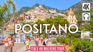 Positano 4K Walking Tour Italy  With Captions amp Immersive Sound 4K Ultra HD60fps [upl. by September]