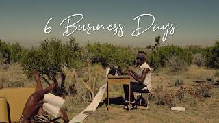 Blaqbonez feat Projexx  SIX BUSINESS DAYS Lyric Video [upl. by Karena]