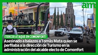 Matan al próximo director de Turismo de Comonfort tercer ataque contra cercanos del alcalde electo [upl. by Annayoj308]