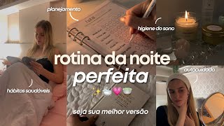 ROTINA NOTURNA PARA ACORDAR ÀS 5H DA MANHÃ  higiene do sono autocuidado e produtividade 💗🛁🍵🌙 [upl. by Ifar]