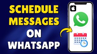 Schedule WhatsApp Messages Like a PRO on Your iPhone Today [upl. by Lzeil]