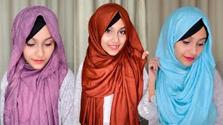 Everyday Hijab Tutorial for SchoolCollegeUniversity Students  Noshin Nower [upl. by Atsugua]