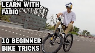 10 Beginner MTB Tricks with Fabio Wibmer [upl. by Urson]