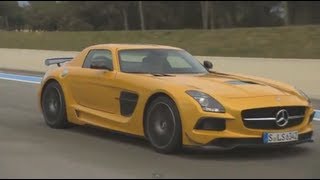 Mercedes SLS Black Series on Castellet Track Motorsport [upl. by Ferdinande]