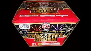 DM587 Crossette Crush 500G Cake By Dominator Fireworks [upl. by Dworman]