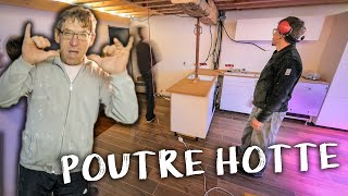 HOTTE DE CUISINE  Passion Rénovation Ep42  construction maison travaux DIY [upl. by Tadeo162]