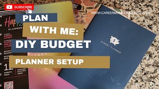 DIY Monthly Budget Planner Setup Simple Budget Setup [upl. by Josiah]