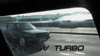 Golf MK2 AWD 800HP 16V Turbo 10006s  230kmh Bobas streetcar [upl. by Hartnett]