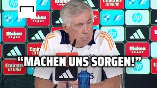 Ancelotti nach RealSaisonstart beunruhigt  Real Madrid [upl. by Schwerin]