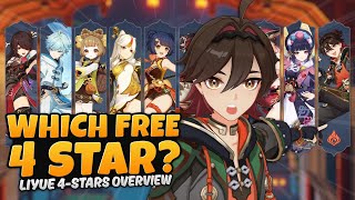 Which Free Character Should You Pick Lantern Rite Free 4Stars Overview  Genshin Impact [upl. by Holloway]